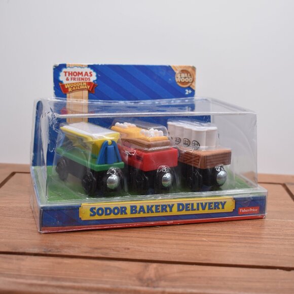 Sodor Bakery Delivery - Thomas & Friends Wooden Railway Fisher-Price Trains - Picture 3 of 13